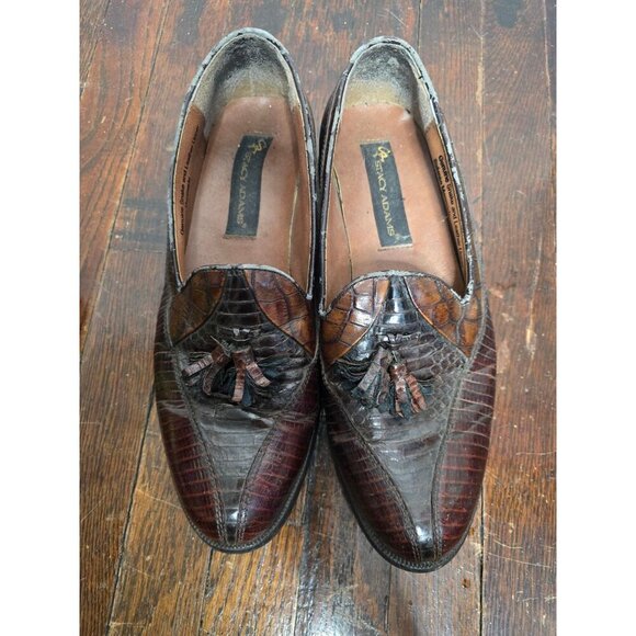 Stacy Adams Genuine Snake Brown Men\'s Loafers main image 12